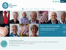 Tablet Screenshot of irishgerontology.com